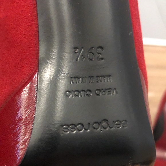 Sergio Rossi made in Italy red heels - Picture 2 of 9